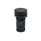 MTB7-EA21 Кнопка плоская черная, 1NO, IP54, пластик