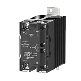 SRHL1-1440R Твердотельное реле с индикатором перегрева и выходом сигнализации, со встроенным радиатором, однофазное, вход 10-30VDC, нагрузка 48-480 В~, 40A, с переходом через ноль произвольное переключение.