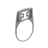 LPFXAU105G Держатель серии LPF d=30 мм, для этикеток размера 26,5x15мм для LPXAU108 - цвет серый preview