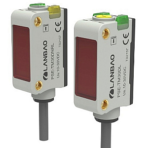 PSE-TM30DPRL оптический 32,5x10,6x20мм PNP NO/NC лазер Sn=30м (T-тип) кабель2м приемник