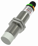 CR18XCN12DPOY-E2 Емкостной датчик цилиндрический, M18x80 мм, медно-никелевый сплав, незаподлицо, выход PNP НO, регул. чувствит., расст. сраб. Sn=12 мм, питание 10…30VDC, 35Гц, IP67, разъём М12 4-pin