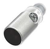PSM-TM20D-E2 Оптический цилиндрический датчик на пересечении луча, M18, расст. сраб. до Sn=20м, (T-тип), медно-никелевый сплав, инфр. (850нм), питание 10...30VDC, IP67, разъём М12 4-pin / излучатель