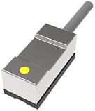 FT52DLO Магнитный герконовый датчик для пневмоцилиндров, размер 13x11, 8x27 мм, 2-х проводный, НО, 200 Гц, IP67, макс ток 50мА, напряжение 10-30VDC, с кабелем 2 м