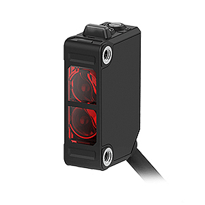 BJX100-DDT Фотодатчик компактный, диффузное отражение от объекта, расст.сраб. 100 мм, инфракрасный 850 нм, размер 11x32x20 мм, выход NPN, на свет/на затемнение, рег. чувст-сти, питание 10-30VDC, IP65, кабель 2 м