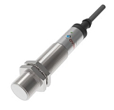 CR18XCF05ATC Емкостной датчик 5 мм, 20…250 AC, трехпроводный AC, NC, заподлицо, медно-никелевый сплав (передняя заглушка: PBT), кабель PVC 2 м, M18, IP67