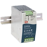 DUPS40, Блок питания DC-DC, DIN-рейка контролер для UPS систем для аккумуляторов, 4:135а*ч, вход 24:29В DC, выход 21:29В/40А, 125.2х63х113.5мм, -30:+70°С  MEAN WELL