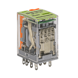 MP-407.AU Реле промежуточное 4-конт., 220VAC