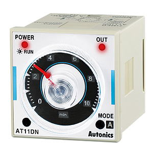 AT11DN-2 Аналоговый таймер, Универсальный, 11-контактный штепсельный, Контакт с задержкой (тип 2c), 24В~/24В=