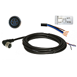 CLD408-2 разъем М8x1 с кабелем 2 метра, 4pin, угловой, для фотоэлектрических датчиков серии BJ, тип - Гнездо