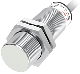 LR18XBF08DPOY Индуктивный датчик, M18x51 мм, медно-никелевый сплав, выход PNP НО, расст. сраб. Sn=8 мм, заподлицо, питание 10…30 VDC, IP67, 400 Гц, кабель 2 м