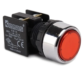 KB12DK Кнопка красная (1НЗ)