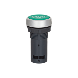 MTB8-EA31601 Кнопка плоская зеленая, маркировка "START", 1NO, IP65, пластик