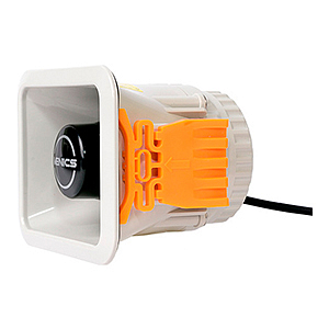 MSP-HP15 15W Миниатюрный звуковой оповещатель, монтаж в панель, белый, 15 Вт, 6 Ом