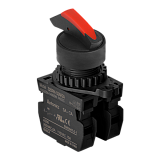 S2SRN-S8KR2A Селекторный переключатель "клюв", длинная ручка Shark, красный, 3-х позиционный