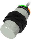 CR30XSCF15DPCY Емкостной датчик цилиндрический, M30x64, пластиковый, заподлицо, выход PNP НЗ, регул. чувствит., увелич. расст. сраб. Sn=15 мм, питание 10…30VDC, 20 Гц, IP68, кабель 2 м