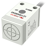 LE17SF05DNO Датчик индуктивный прямоугольный 17x17x28 мм, пластиковый корпус, чувствит. часть с торца, выход NPN НО, расст. сраб. Sn=5 мм, питание 10…30 VDC, 700 Гц, IP67, кабель 2 м preview