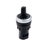 MT22-R5 Потенциометр, однооборотный, линейный. 5 кОм, 0,5 Вт,  монтаж в стандартное отверстие 22 мм, пластик, t раб. -25...70 C, IP65 preview