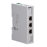 КСН210-5 Промышленный 5-портовый неуправляемый коммутатор: 5 портов 10/100 Мбит/с., Уровень коммутатора L2, Ethernet Bypass,  монтируются на DIN-рейку, габариты корпуса 25×100×86 мм., Температура рабочая -40…+55 ⁰С. preview