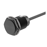 PRFDAT30-12DO-V Датчик индуктивный, Sn=12мм, выход NO, частота срабатывания 50Гц, питание 12…24VDC, цилиндрический цельнометаллический корпус M30 (нержавеющая сталь SUS 303 + тефлоновое покрытие) с маслостойким кабелем 2м, монтаж заподлицо, IP67