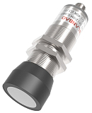 UR30-CM4DU5-E2 Ультразвуковой датчик M30, Выход аналоговый 0…5V, дистанция cраб. Sn=200-4000 мм, питание 9...30VDC, разъём М12 4-pin, в комплекте ответная часть разъём М12 4-pin с кабелем 2м + кронштейн,  IP67