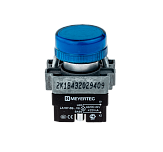 MTB2-BV636 Сигнальная лампа в сборе, синий, 220V AC/DC, мет. preview