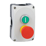 LPZP2B8904 Пульт управления с 2-мя кнопками LPCB1133 1НО, LPCB6644 1НЗ, серый preview