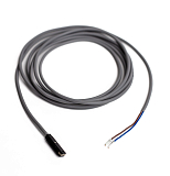 FT05DLO Магнитный герконовый датчик для пневмоцилиндров, НО, питание 10…30 VDC, мощность 1Вт, ток нагрузки ≤50 мА, 200 Гц, IP67, кабель 2 м