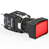 D200DDK Кнопка прямоугольная без фиксации, красная (1НЗ) preview