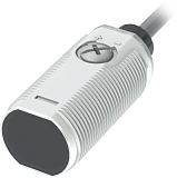 PSS-TM20DPB Фотодатчик цилиндрический, M18 на пересечении луча, пластиковый, инфракрасный, 850 нм, питание 10-30VDC, выход PNP, режим работы: на свет/на затемнение, расст. сраб. Sn=20 м, IP67, T-тип, кабель 2м / приемник
