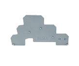 MTU-PTR Заглушка торцевая для трехуровневых винтовых клемм, серая (уп. 20 шт.) preview