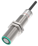 UR18-CM1DPB Ультразвуковой датчик M18, выход PNP НО/НЗ, дистанция сраб. Sn=60-1000 мм, питание 15…30VDC, кабель 2 м, кронштейн в комплекте, IP67