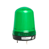 RVOD2-24-Q1/Q2/Q3/Q4-G Проблесковый маячок Raventek, Режимы свечения: Постоянное свечение + Мигающее свечение + Вращение + Зуммер,  диаметр 100 мм, Зеленый, Питание 12-24VDC, IP65 preview
