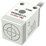 LE17SN08DPO Датчик индуктивный прямоугольный 17x17x28 мм, пластиковый корпус, чувствит. часть с торца, выход PNP НО, расст. сраб. Sn=8 мм, питание 10…30 VDC, 500 Гц, IP67, кабель 2 м preview