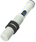 CR12XSCF04DPCY-E2 Емкостной датчик цилиндрический, M12x74 мм, пластиковый, заподлицо, выход PNP НЗ, регул. чувствит., увелич. расст. сраб. Sn=4мм, питание 10…30VDC, 20 Гц, IP68, разъём М12 4-pin