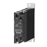 SRHL1-1220 Твердотельное реле с индикатором перегрева, со встроенным радиатором, однофазное, вход 10-30VDC, нагрузка 24-240VAC, 20A, с переходом через ноль подключение "слева"\"справа"