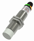 CR18XCN12DNCY-E2 Емкостной датчик цилиндрический, M18x80 мм, медно-никелевый сплав, незаподлицо, выход NPN НЗ, регул. чувствит., расст. сраб. Sn=12 мм, питание 10…30VDC, 35Гц, IP67, разъём М12 4-pin