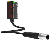 PST-DC25DPOR-F3 Фотодатчик, с отражением от рефлектора TD-11 в комплекте, размер 14,5x8,4x21,8 мм, красн. 640 нм, питание 10-30VDC, выход PNP, режим работы: на затемнение, расст. сраб. Sn=25cм, IP67, R-тип, кабель 20 см с разъемом M8 3pin preview