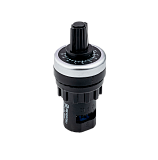 MT22-R1 Потенциометр, однооборотный, линейный. 1 кОм, 0,5 Вт,  монтаж в стандартное отверстие 22 мм, пластик, t раб. -25...70 C, IP65 preview