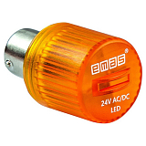 IKML024S Светодиод LED, цоколь BA15S, для сигнальных колонн серии IK, жёлтый цвет (EMAS)