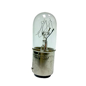 MAB-T15-S-012-08 Лампа накаливания 12В, 8Вт для серий: 56мм серия PR / PQ, 66м серия ML, 86мм серия AS и SL, тип лампы T16 / BA15S