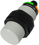 CR30XSCF15DPCY-E2 Емкостной датчик цилиндрический, M81, пластиковый, заподлицо, выход PNP НЗ, регул. чувствит., расст. сраб. Sn=15 мм, питание 10…30VDC, 20 Гц, IP68, разъем M12 4pin. preview