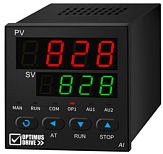 AI-828D61L1L0S-RU, Температурный контроллер, 48x48, K/S/R/E/J/N/B/T/Pt100/Cu50/Ni120/0-100mV, OUTP Relay 250VAC/2A, AUX Relay, RS485, 220 VAC preview