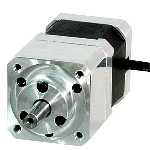 A40K-M566W-G7.2 5-фазный шаговый двигатель, d=60 мм, двойной вал, сплошной вал, передаточное число 1 : 7,2, 1,4 А, 40 кгс*см