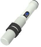 CR12XSCF04DNOY-E2 Емкостной датчик цилиндрический, M12x74 мм, пластиковый, заподлицо, выход NPN НО, регул. чувствит., увелич. расст. сраб. Sn=4мм, питание 10…30VDC, 20 Гц, IP68, разъём М12 4-pin