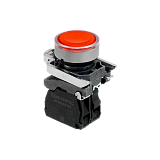MTB4-BW34721 Кнопка красная с подсветкой, 1NС, 24V AC/DC, IP65, металл