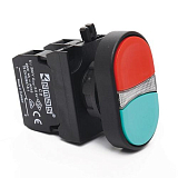 CP102K20KY Кнопка сдвоенная красно-зеленая 1НО+1НЗ IP65 preview