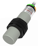 CR18XSCF08DPCY Емкостной датчик цилиндрический, M18x80 мм, пластиковый, заподлицо, выход PNP НЗ, регул. чувствит., расст. сраб. Sn=8мм, питание 10…30VDC, 20 Гц, IP68, кабель 2 м