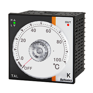 TAL-B4SK1C Температурный контроллер, 1/4 DIN, Аналоговый, ПИД-регулятор, выход управления ТТР, K термопара, 100 C°, 100-240VAC