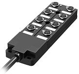 DB120804-1-07P Распределительная коробка M12x1x4 пин/8 отверстий/7mPVC кабель /PNP выход