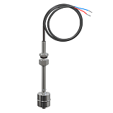 ПДУ-2.1.100/1 [М01] Датчик уровня поплавковый, вертикальный монтаж, цилиндрический поплавок, длина штока до нижнего уровня 100 мм, Тип контатка: Нормально-Разомкнутый, длина кабельного вывода 1 метр preview